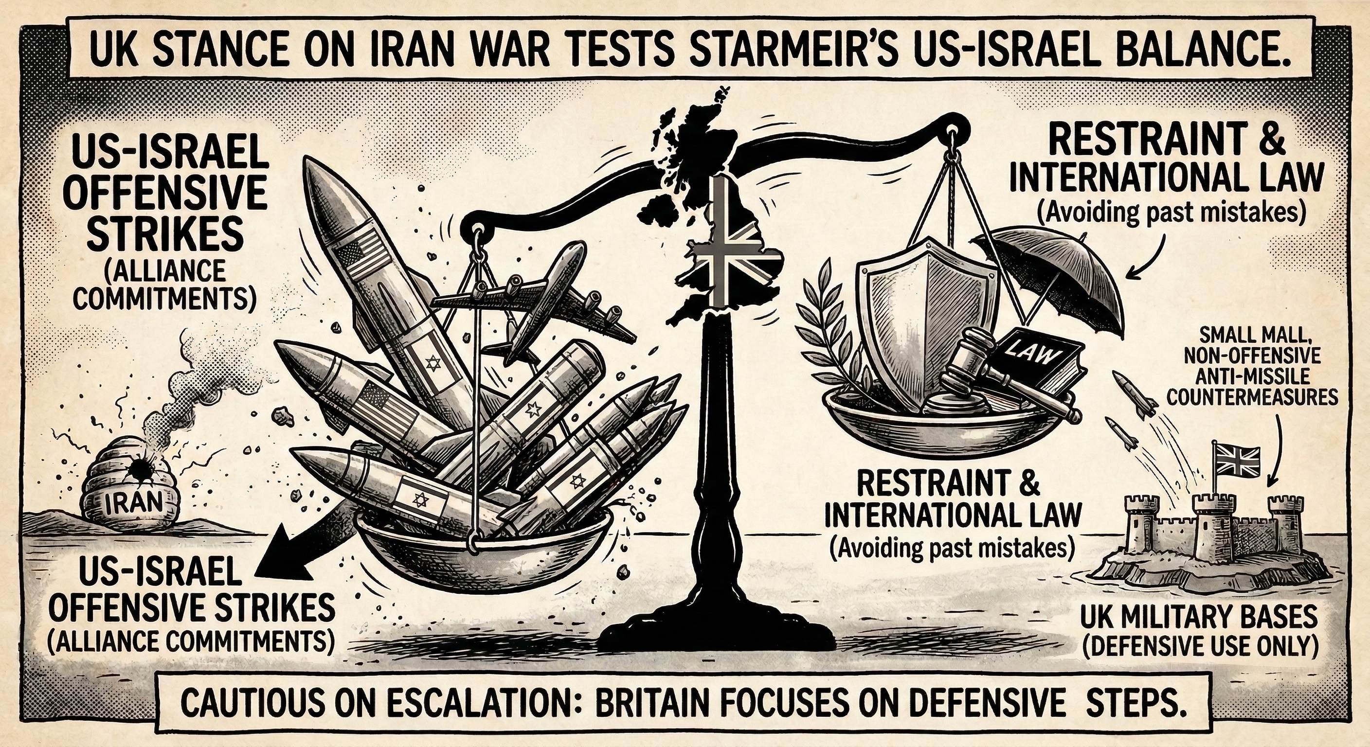 UK stance on Iran war tests Starmer’s US-Israel balance