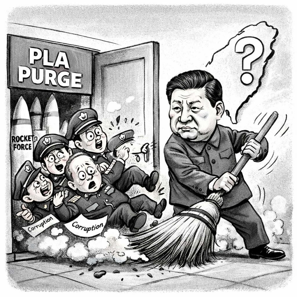 Xi Jinping Military Purge Deepens as China’s PLA Leadership Crackdown Raises Taiwan Readiness Questions